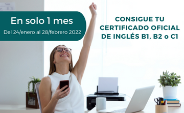 Curso intensivo online para obtener la Certificación oficial de inglés B1, B2 o C1 en 1 mes